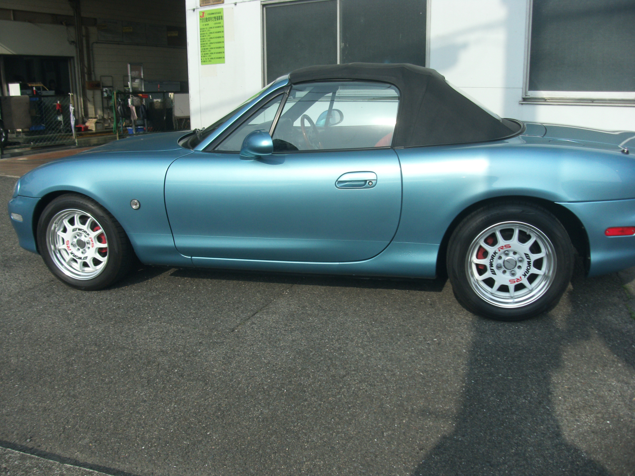 念願のワークホイール装着